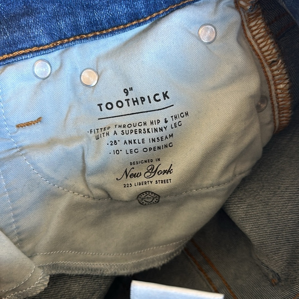 J Crew Toothpick High Rise Jean - Picture 6 of 7